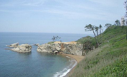 加賀海岸 加佐ノ岬と灯台