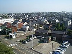 岩瀬の町並みが見わたせます