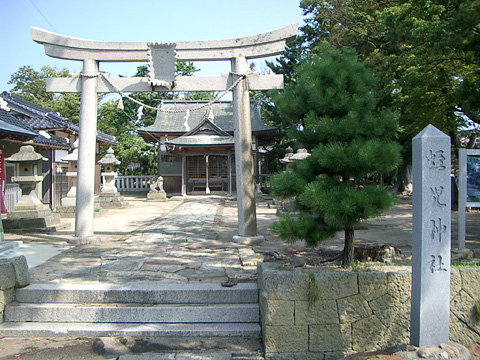 蛭子神社、千石船の模型がありました(蛭子とは恵比寿様のことです)