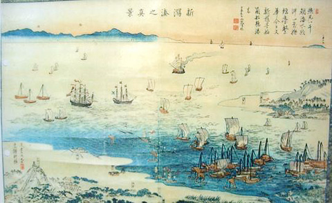 「新潟湊之真景」