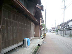 古い町並みです