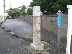 道標の石も北前船が運んできました